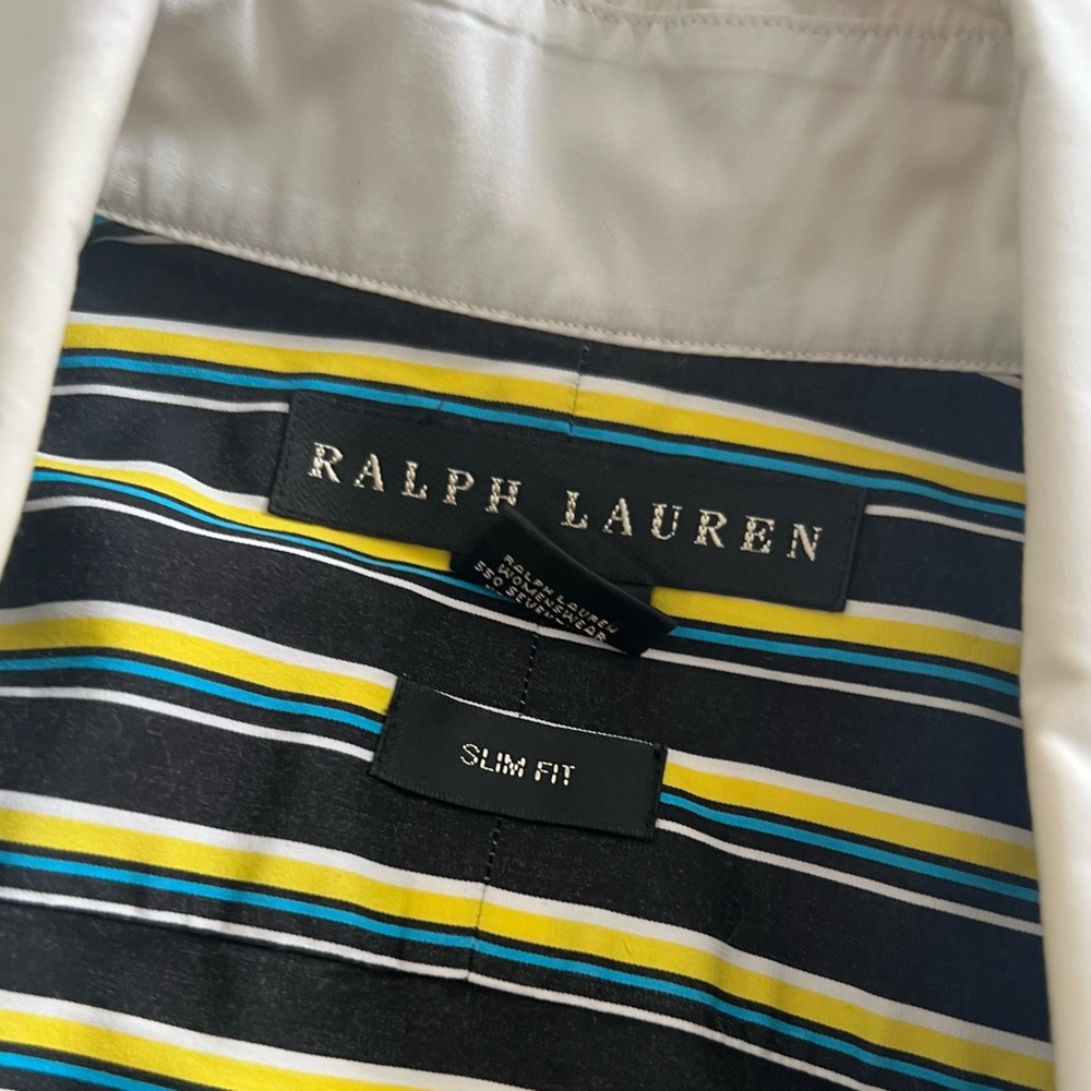 Ralph Lauren Button Down Stripe Collared Shirt - image 5